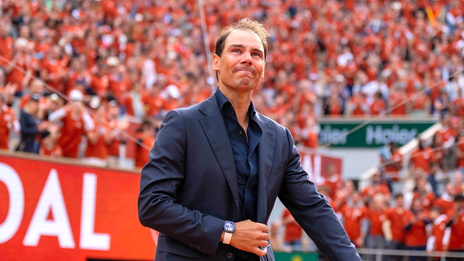 The final time Rafael Nadal stepped onto a tennis court in pictures goes viral