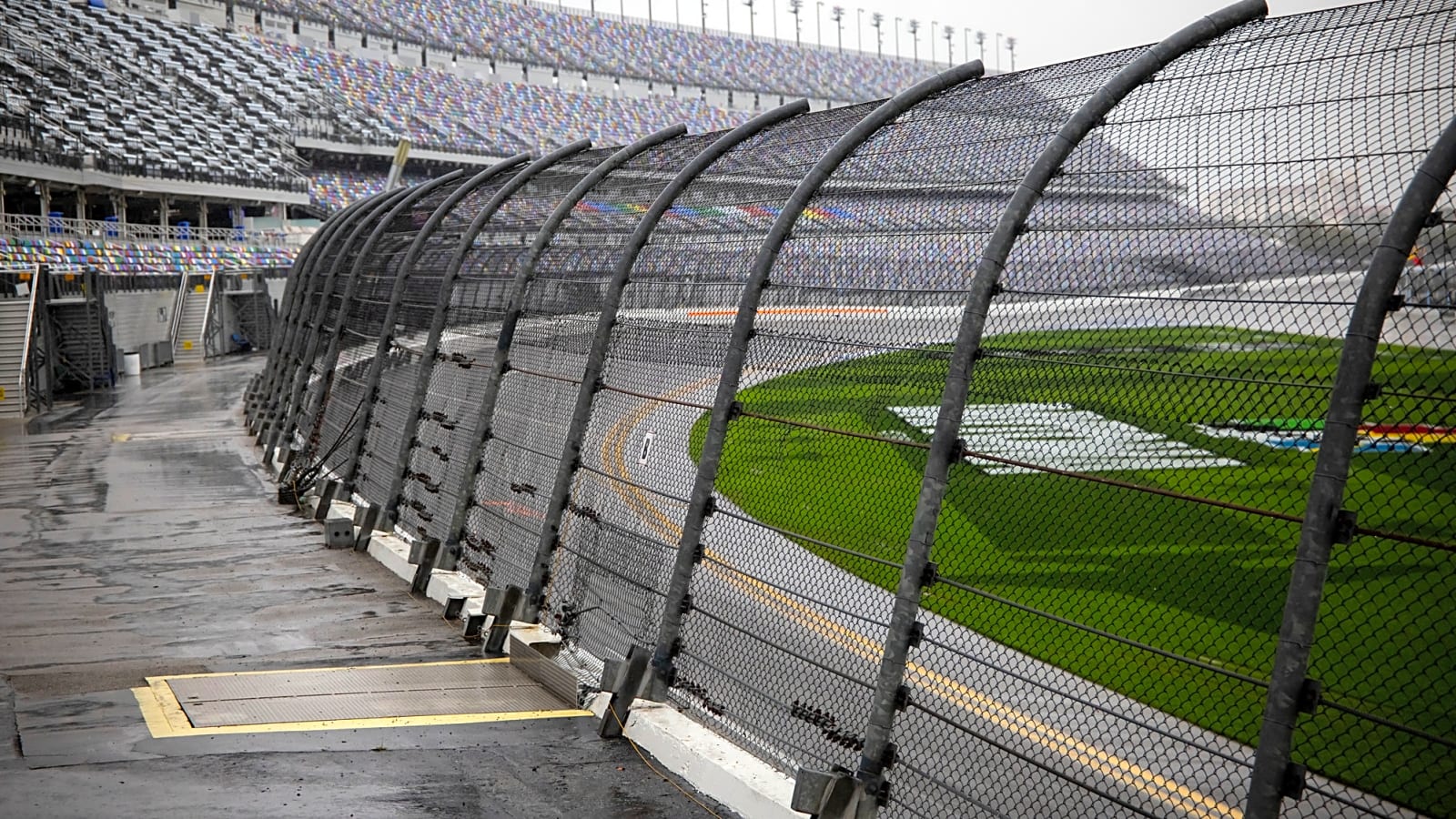 Mother Nature doing NASCAR no favors at Atlanta