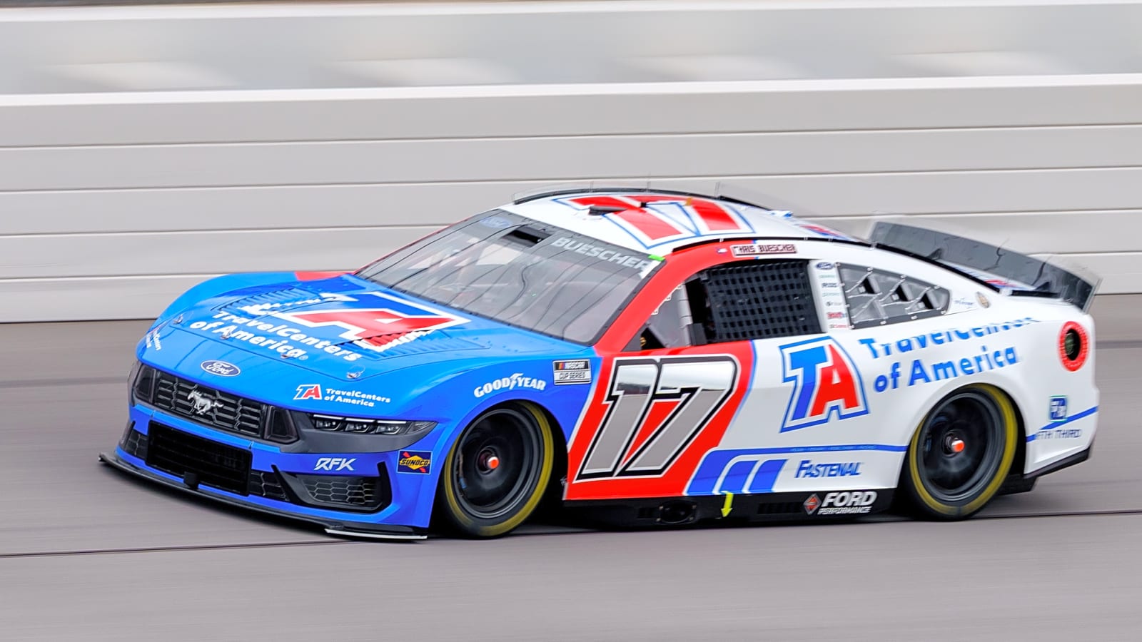 Bell, Buescher suffer hard crash on restart at Talladega