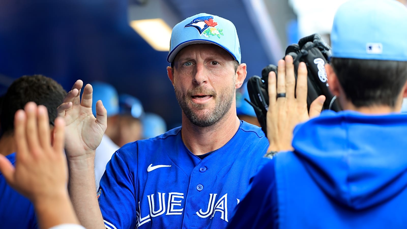 Slump: Max Scherzer exits after two innings