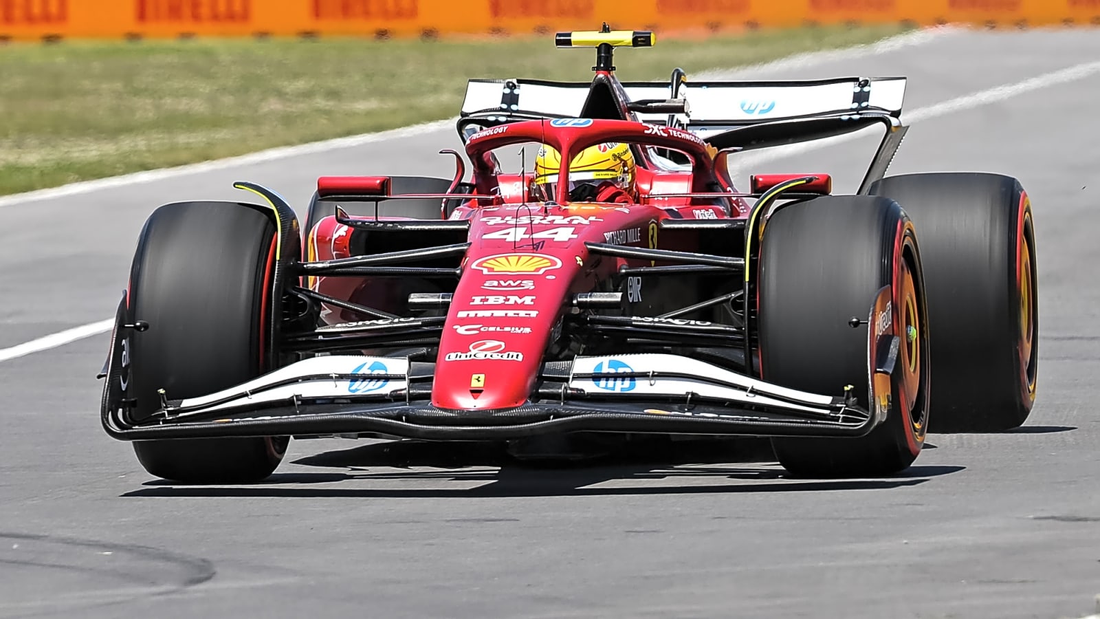 Watch: Lewis Hamilton Bins It into the Wall at Dutch GP