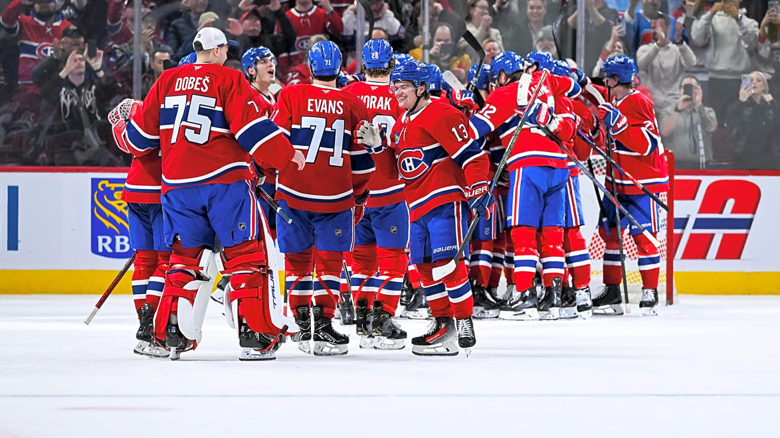 The Canadiens, the youngest team to participate in the playoffs this year