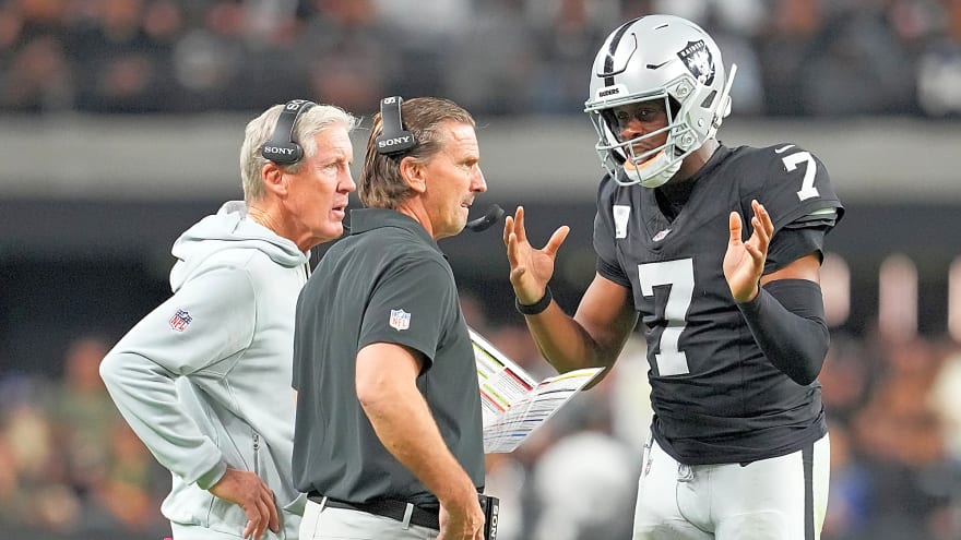 Las Vegas Raiders Quarterback Geno Smith In Hot Water For Actions Following Week 12 Loss
