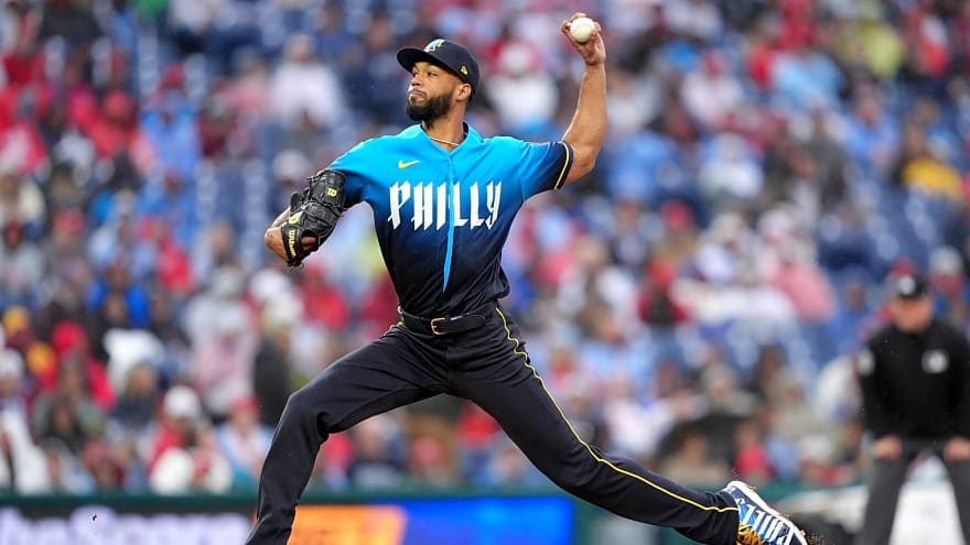 Cristopher Sanchez chasing down Phillies legend