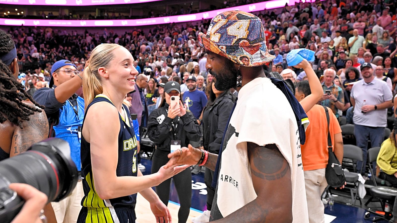 Paige Bueckers Fulfils Her Wish Meeting Kyrie Irving after Loss to Caitlin Clark-less Fever