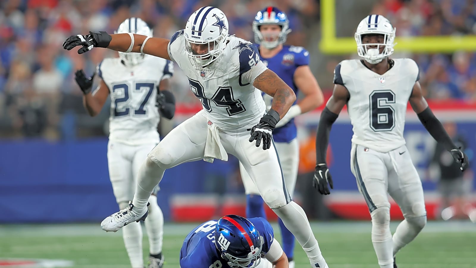 Everyone is talking about the new Cowboys edge rusher, but one teammate has a major advantage over him that could cost the rookie