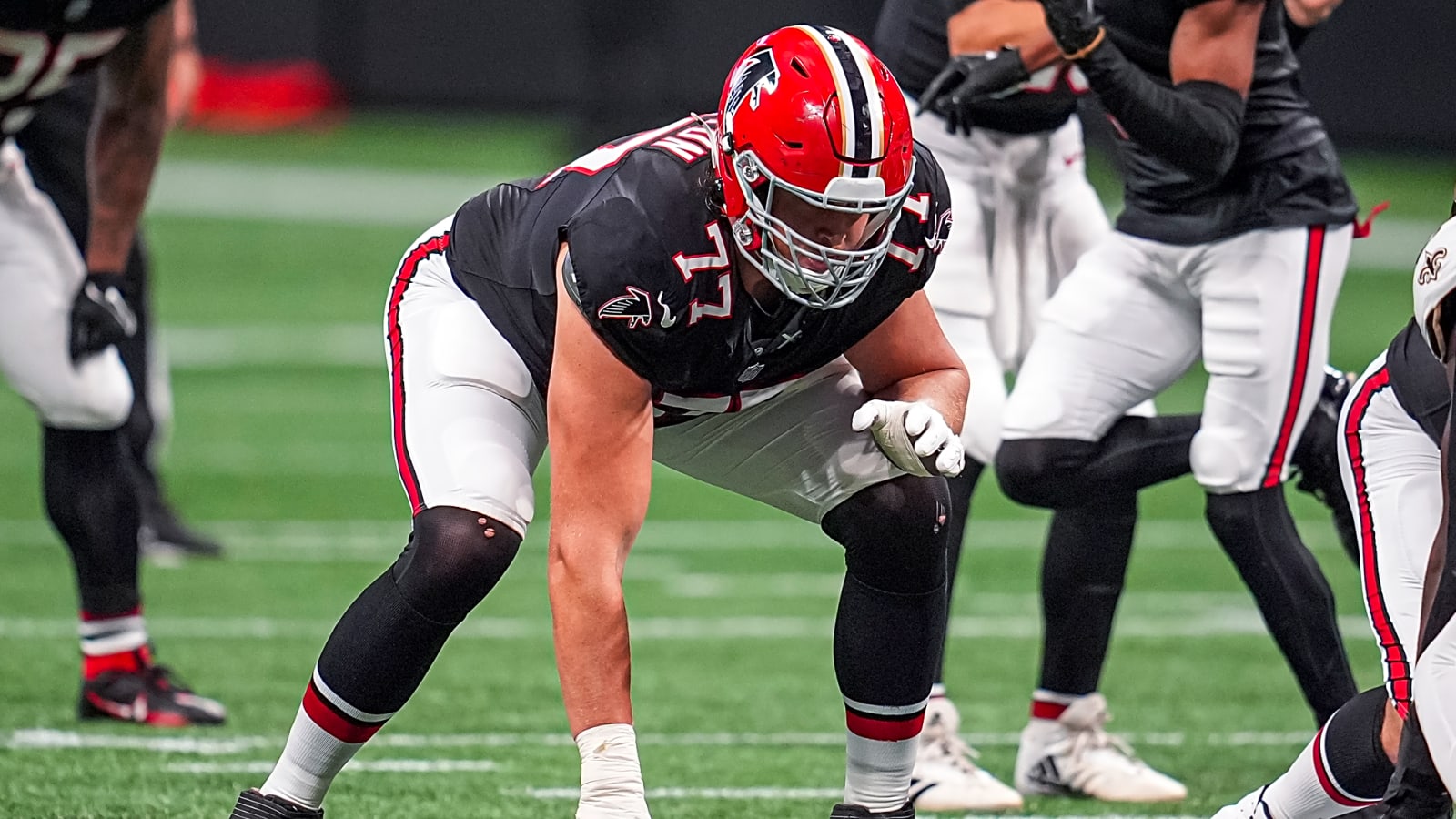 Falcons OL Storm Norton Out Nearly Two Months With Ankle Injury