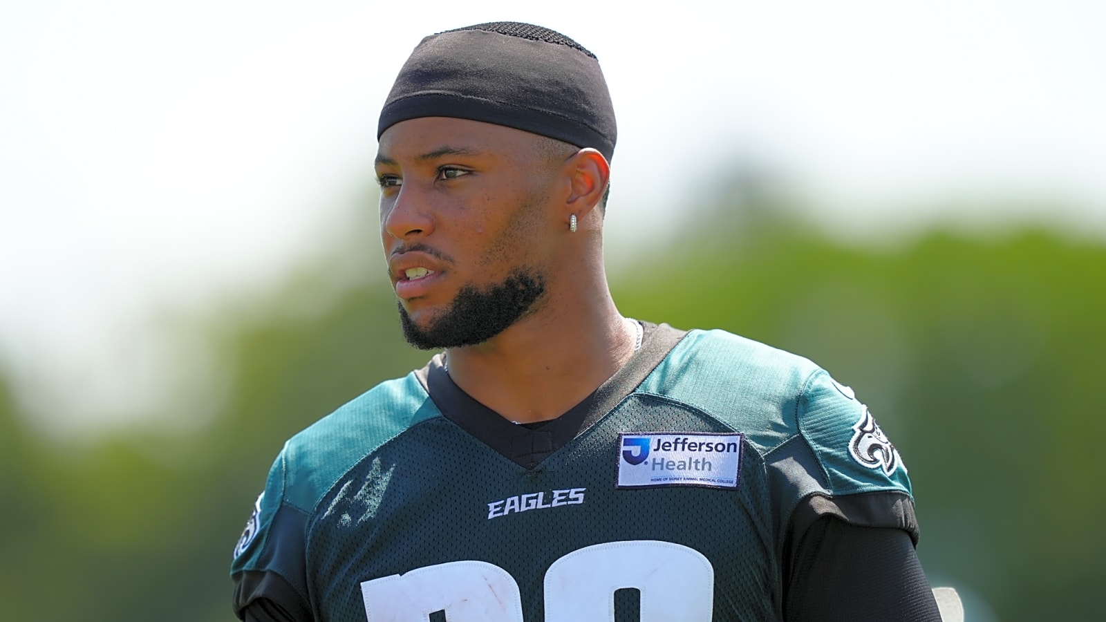 Eagles Saquon Barkley Showing A Different Side Of Himself In Training Camp