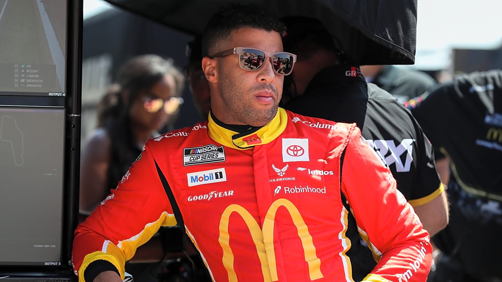 Bubba Wallace loses tire during Cup Series race at Richmond