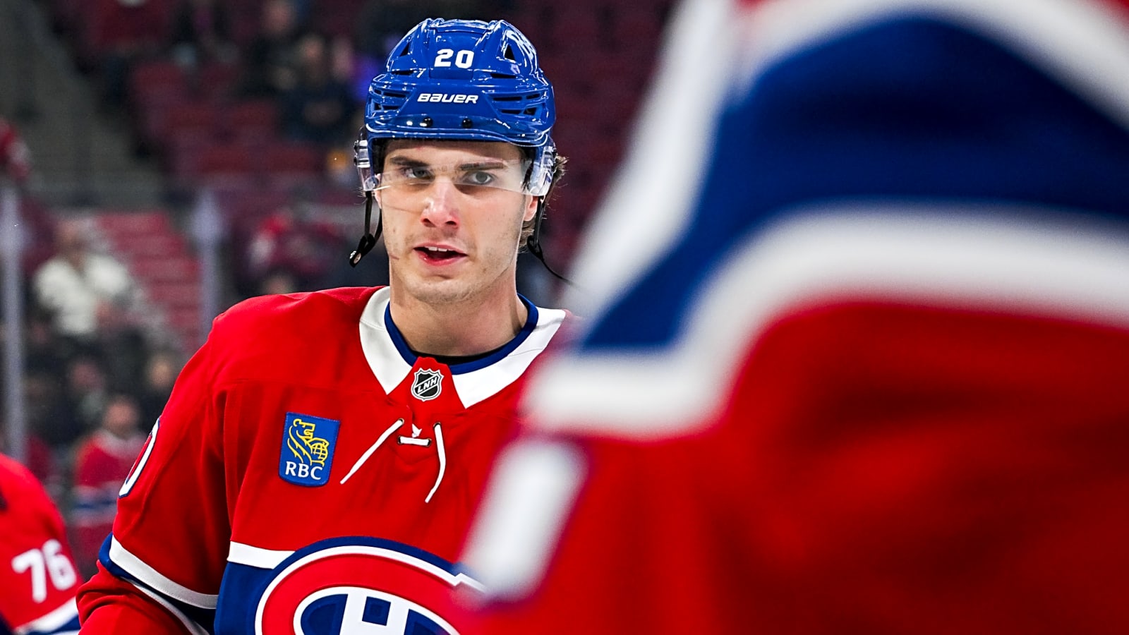 Juraj Slafkovsky lost his spot on the first line