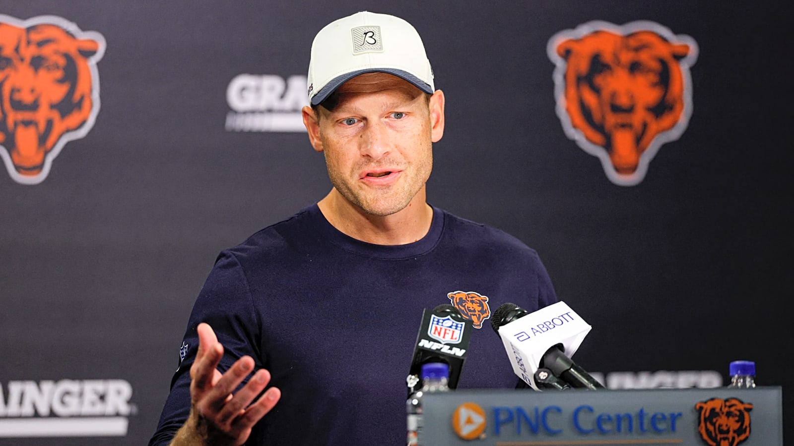 Bears HC makes big QB admission for Eagles game amid injury crisis