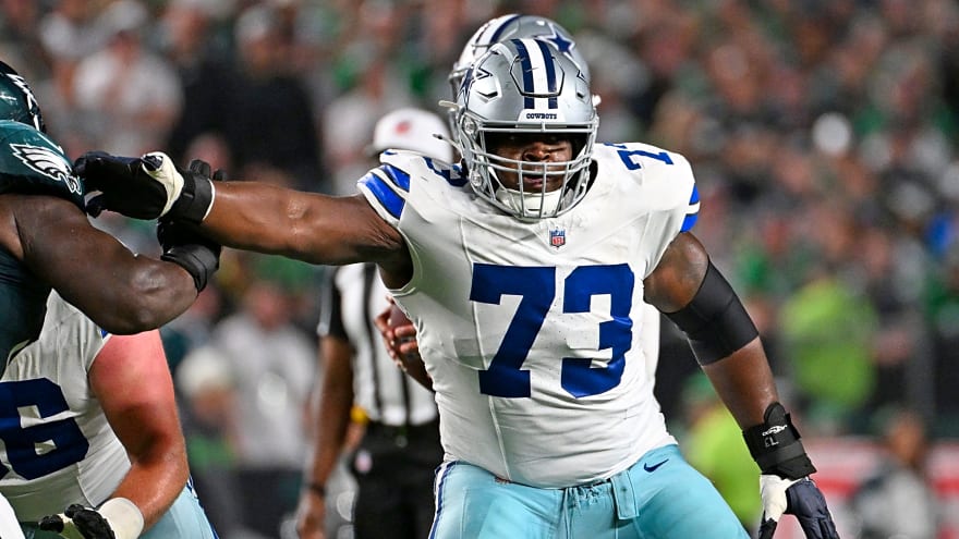 Tyler Smith to stay at left tackle for the remainder of 2025 season