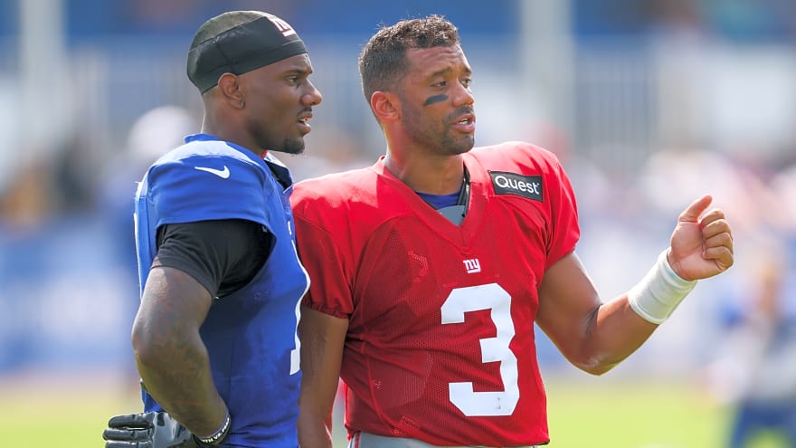 Malik Nabers talks building chemistry with Russell Wilson