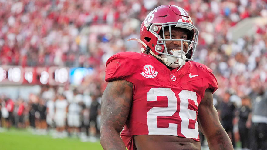 DeBoer asked how he feels Alabama RB Jam Miller has played this season