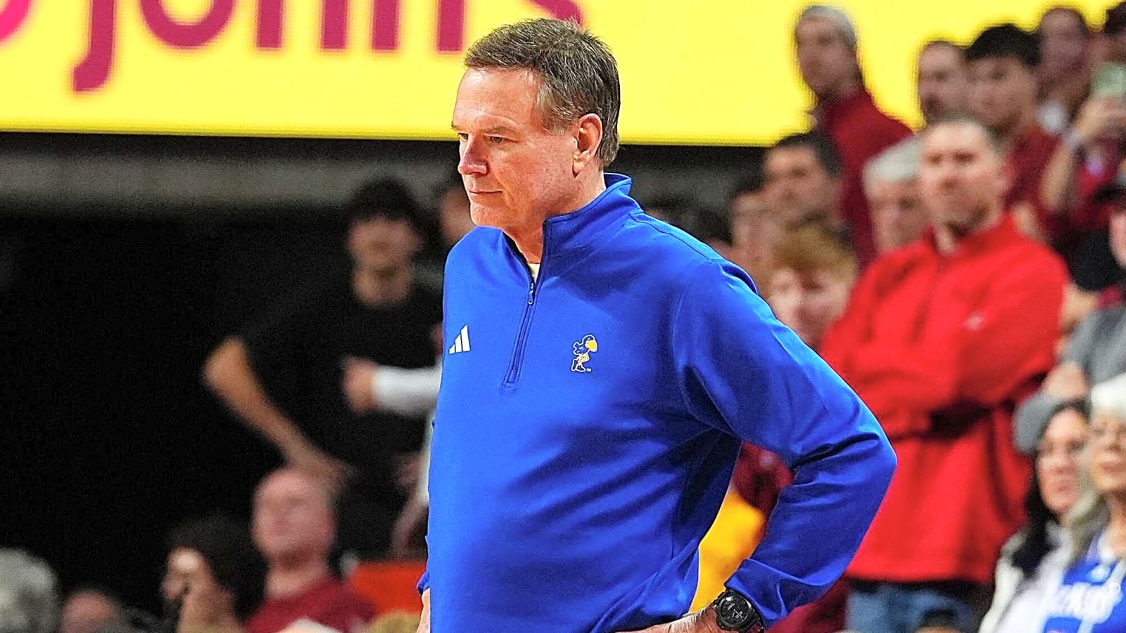 Video shows Darryn Peterson seemingly asking Bill Self to sub him out