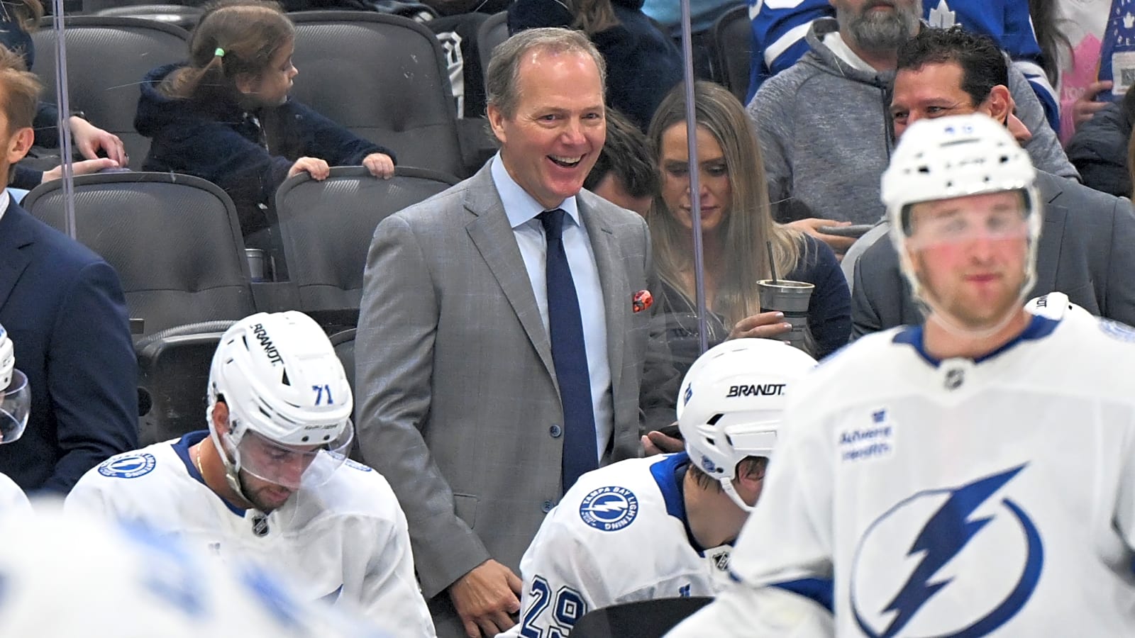 The Lightning’s practice lasted two hours today