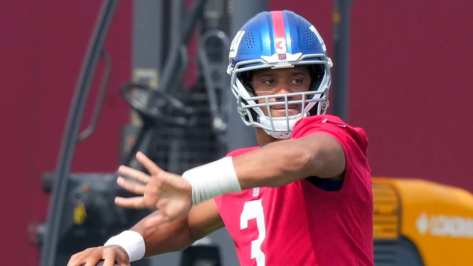 Giants' Darius Slayton seems to pour cold water over Russell Wilson concerns