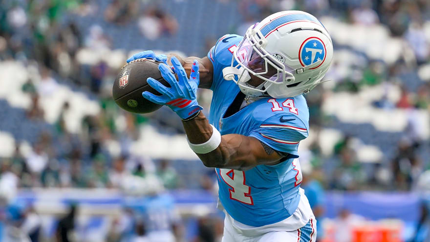 Carnell Tate addresses viral laughing moment after his fumble that changed the Tennessee Titans’ 24-18 loss to Baltimore Ravens
