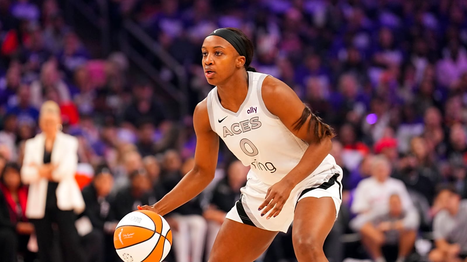 Las Vegas Aces All-Star Jackie Young talks winning third WNBA title, celebrating at Raising Cane’s