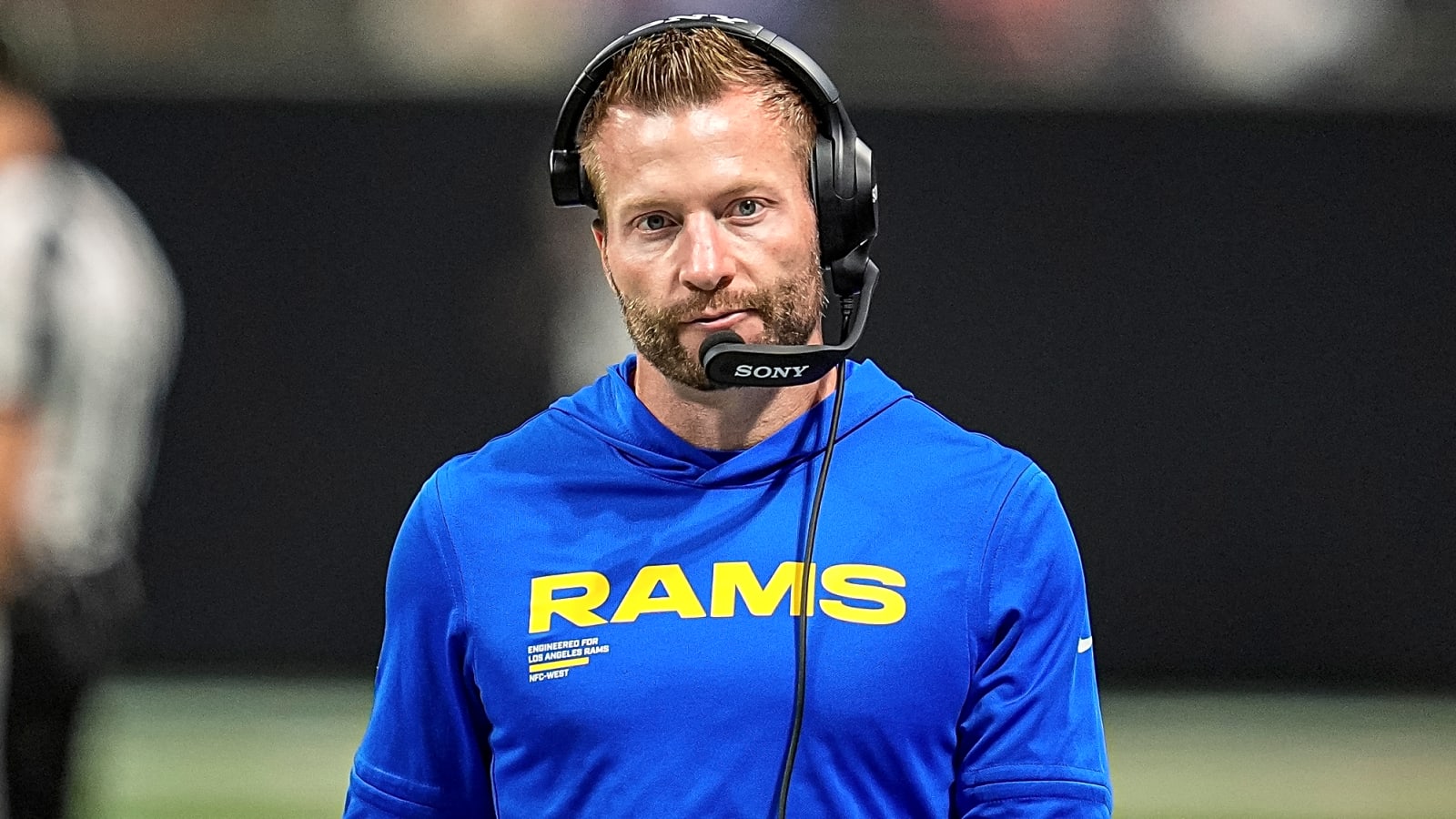 Rams' Sean McVay clears the air on his demeanor after Ty Simpson pick