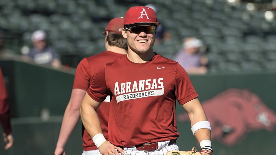 Miami Marlins select Arkansas INF Camden Kozeal in 2026 MLB Draft