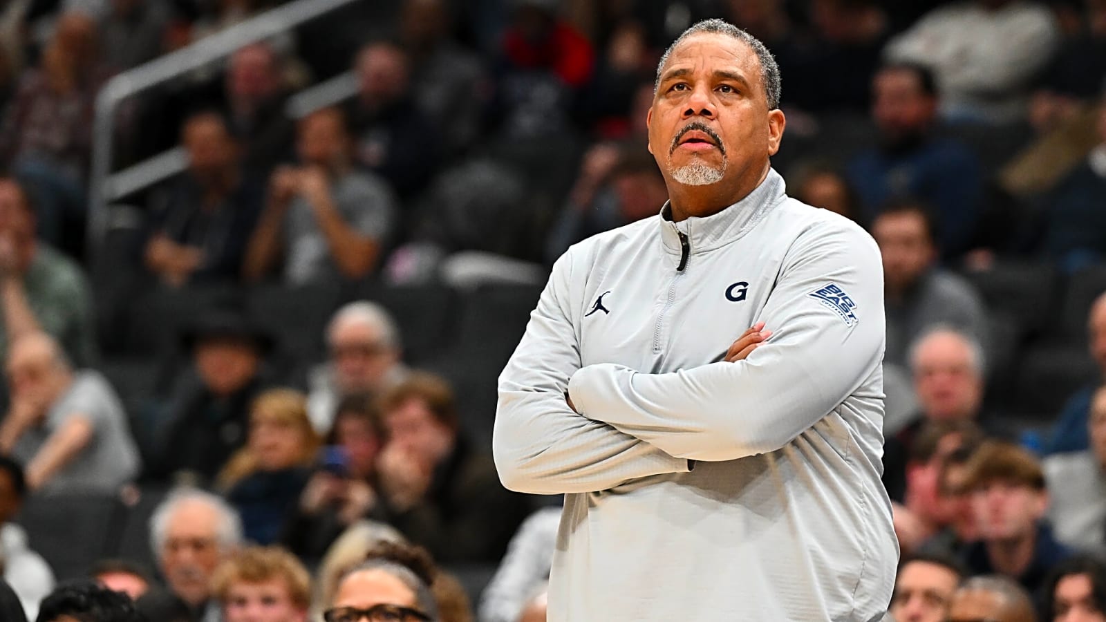 Georgetown coach Ed Cooley hit a child with a water bottle