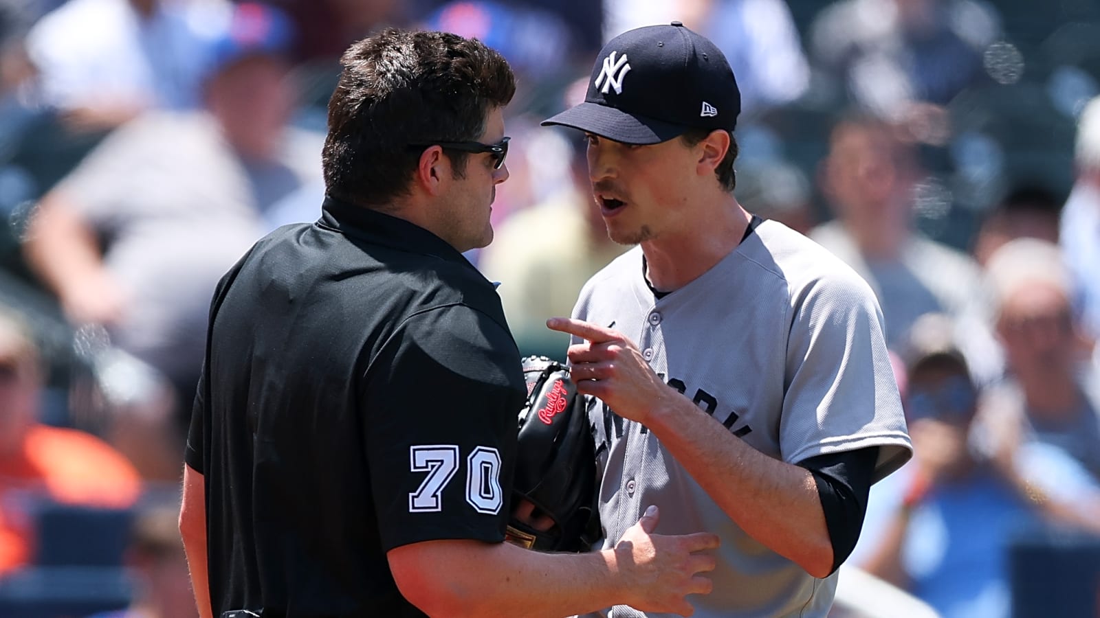 Max Fried was angry with umpire over pitch clock violation