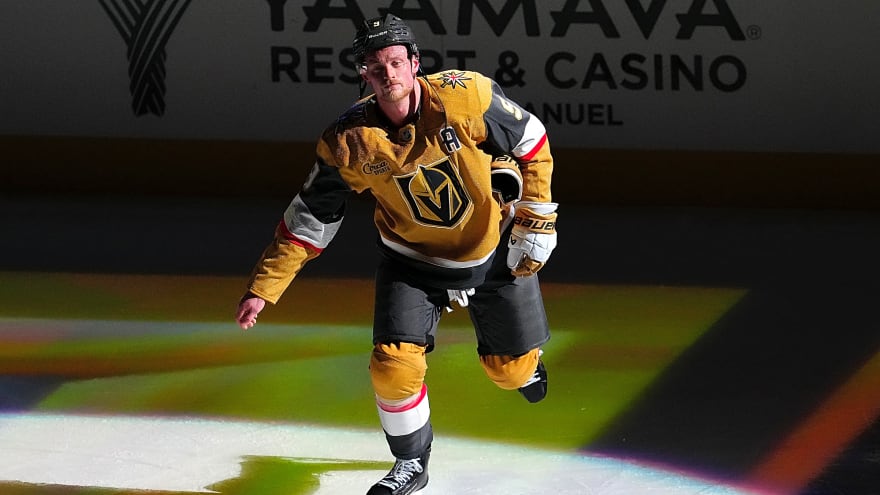 Golden Knights beat Blues 4-2 as Eichel, Marner lead surge