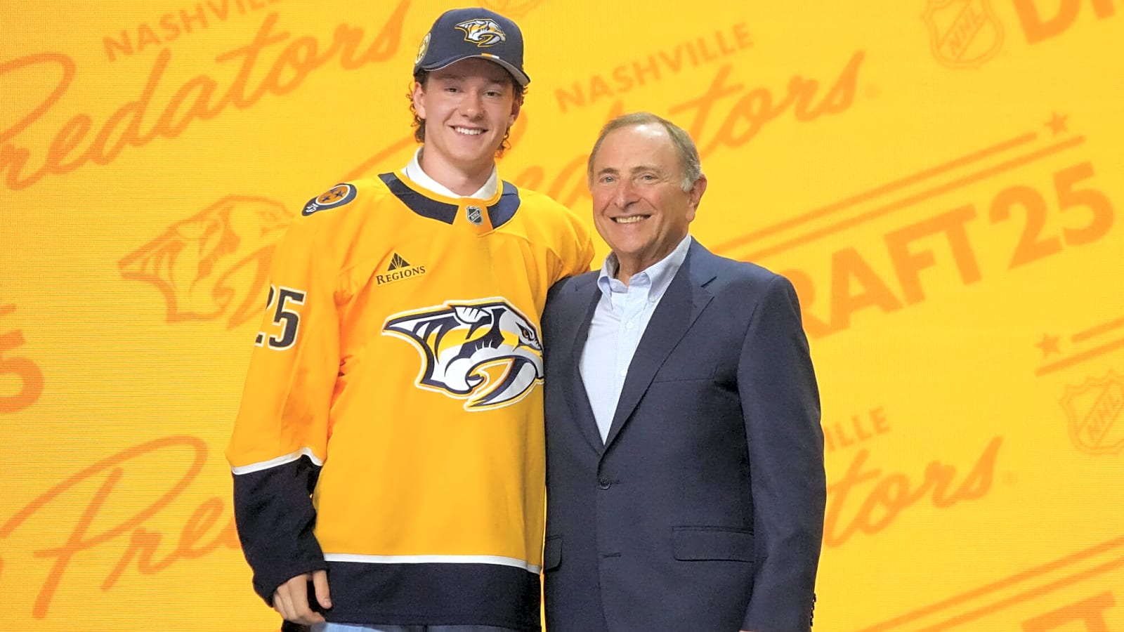 Predators select Cameron Reid No. 21 overall in 2025 NHL Draft