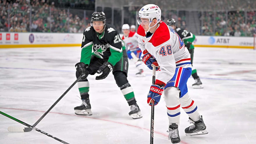 The Canadiens forced Lane Hutson to rest yesterday (and he didn’t like it)