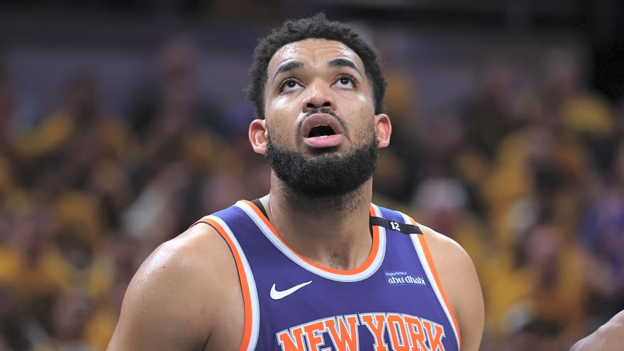 Karl-Anthony Towns reacts to the Dawn Staley rumors
