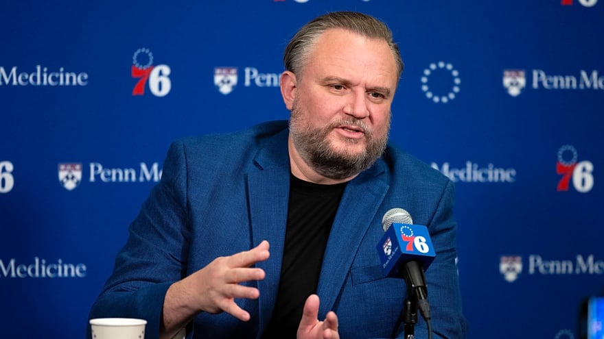 Daryl Morey receives a harsh chant during 76ers’ latest loss