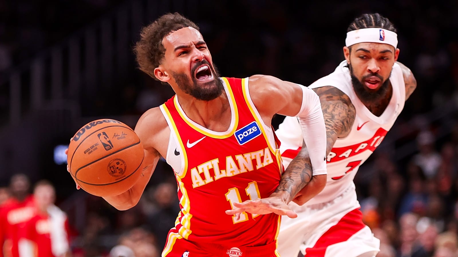 Hawks fall flat in season opener versus Raptors