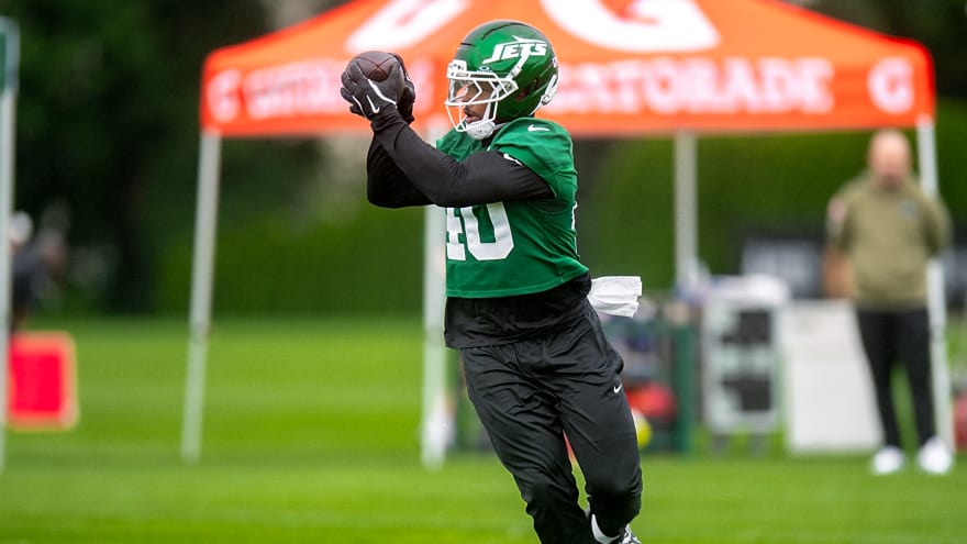 Jets RB Chip Trayanum Sent To Hospital With Neck Injury
