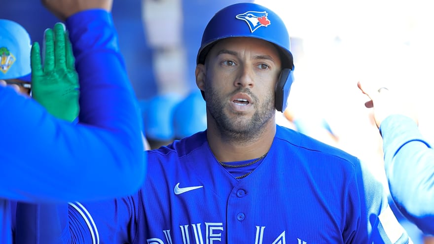 Blue Jays’ George Springer, Ernie Clement sit in wrong seats at Leafs game