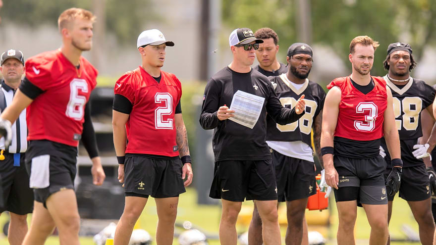Insider updates how Saints are evaluating QBs during three-way competition