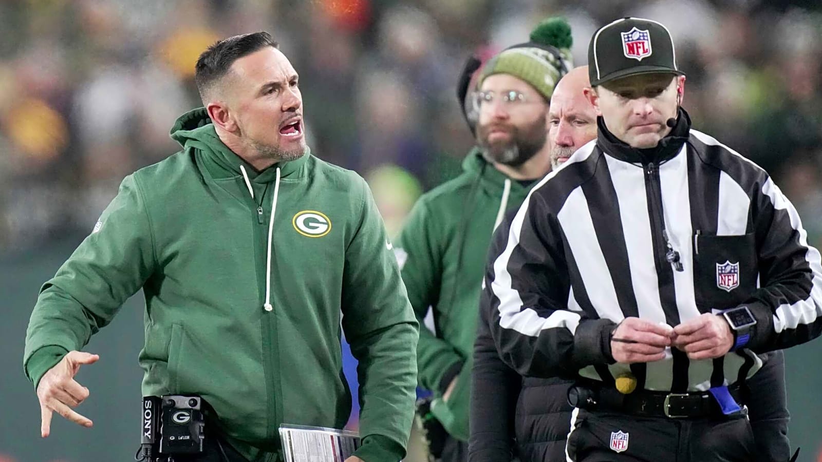 LaFleur throws shade at referees over treatment of Parsons