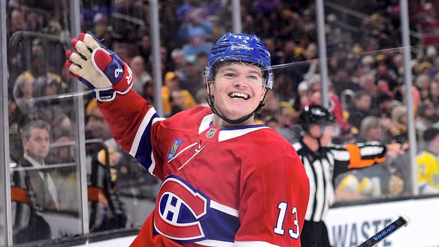 Cole Caufield is now fourth in NHL scoring