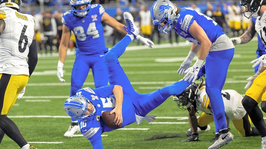 Steelers vs. Lions ends with highly controversial call after incredible Amon-Ra St. Brown, Jared Goff play