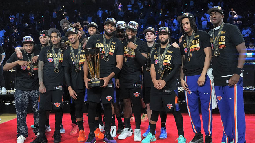 New York Knicks To Break Protocol Celebrating NBA Cup Victory