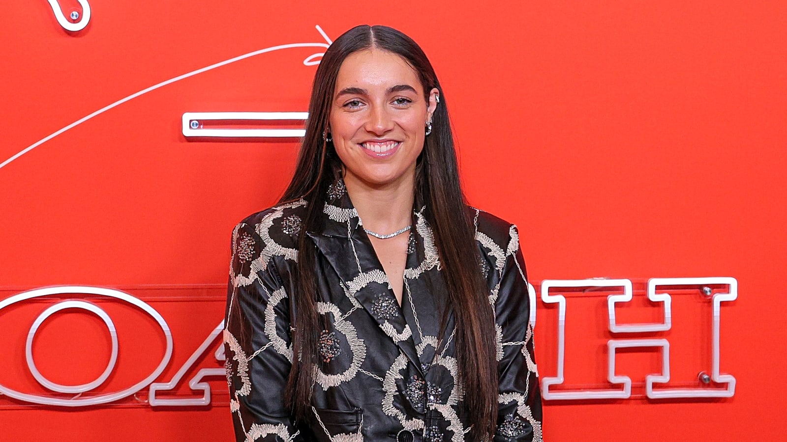 Georgia Amoore unveils Russell Westbrook-designed bespoke Honor The Gift outfit for WNBA Draft