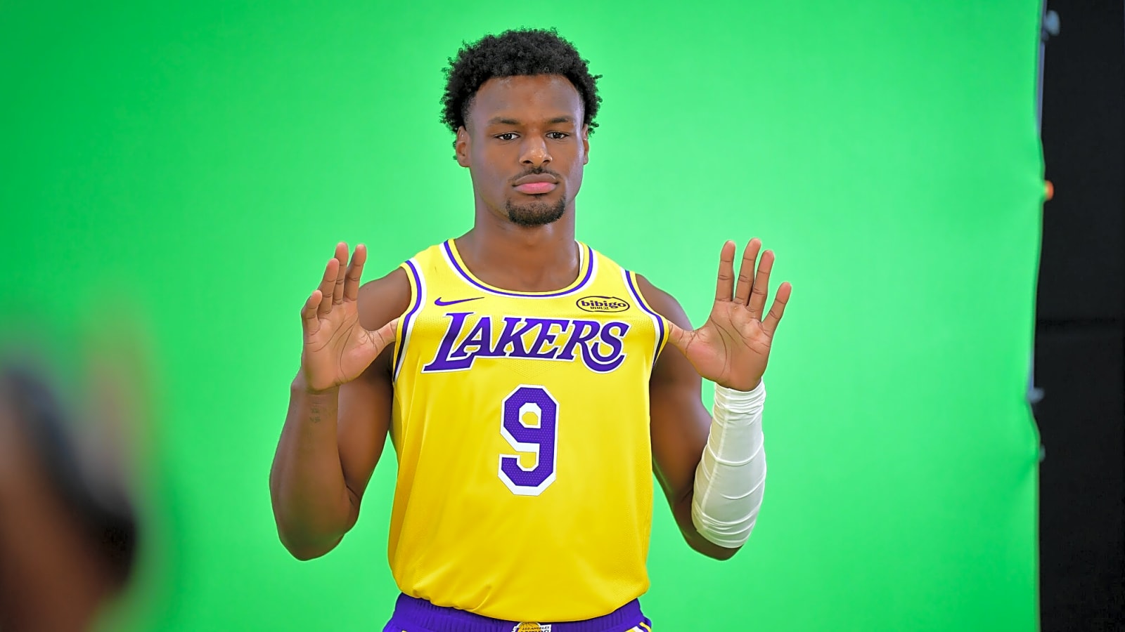Bronny James gives an explanation for his horrid line in preseason opener