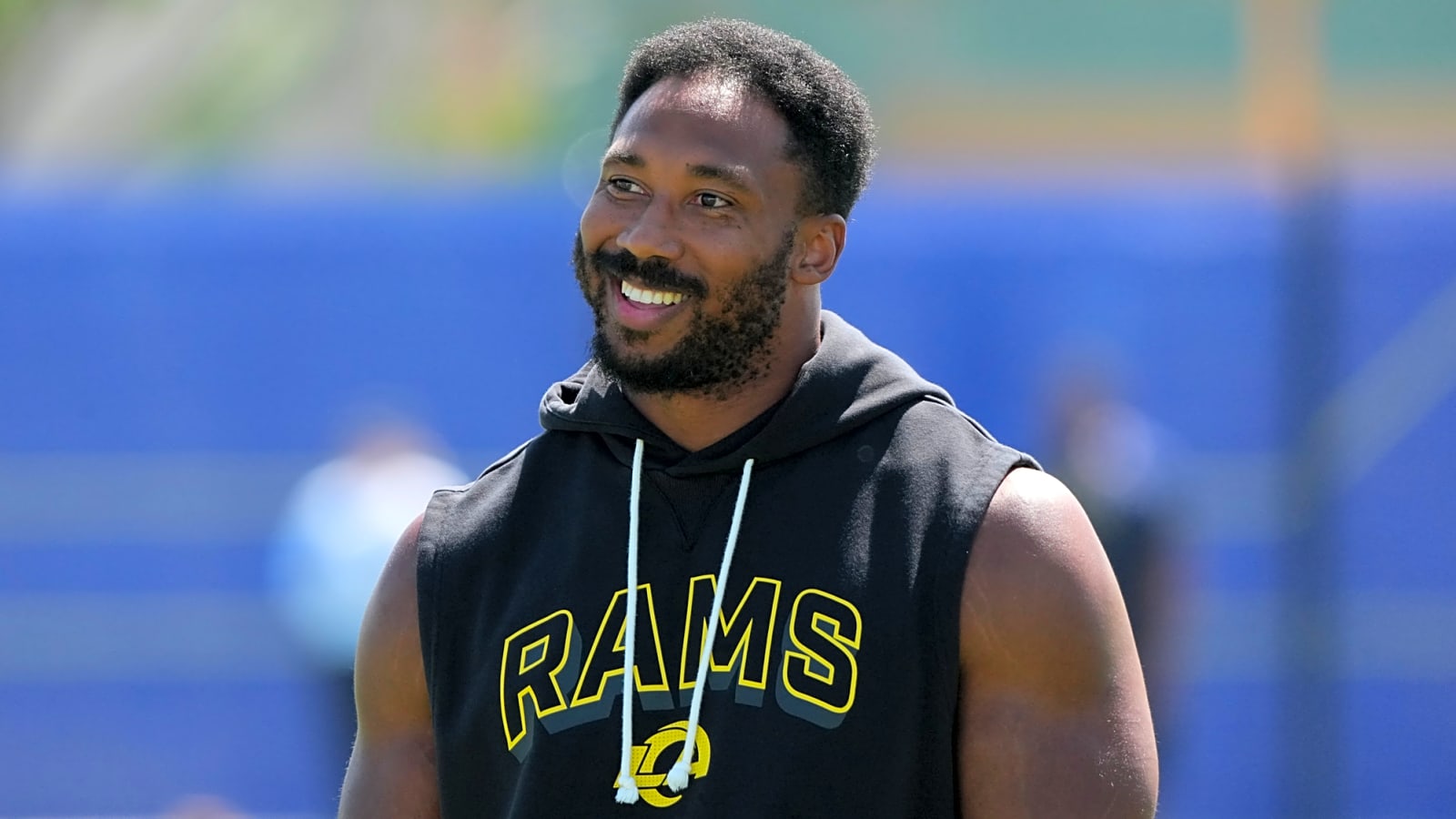 Rams' Garrett addresses Week 1 status after dealing with knee swelling
