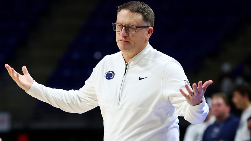 Penn State's Mike Rhoades on criticism: 'I got four years left on my contract'