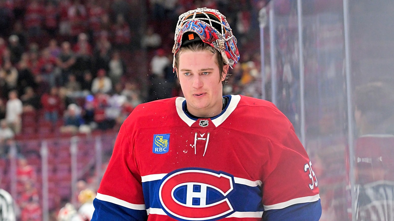 Samuel Montembeault Leaves Canadiens Practice Early; Kapanen Absent Again