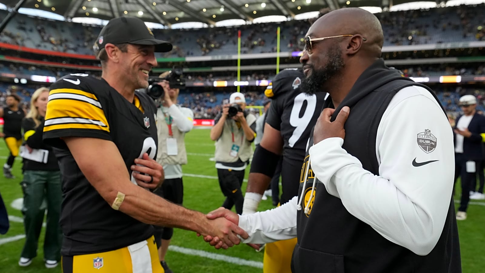 Tomlin was 'probably disappointed' after Rodgers' big decision went wrong