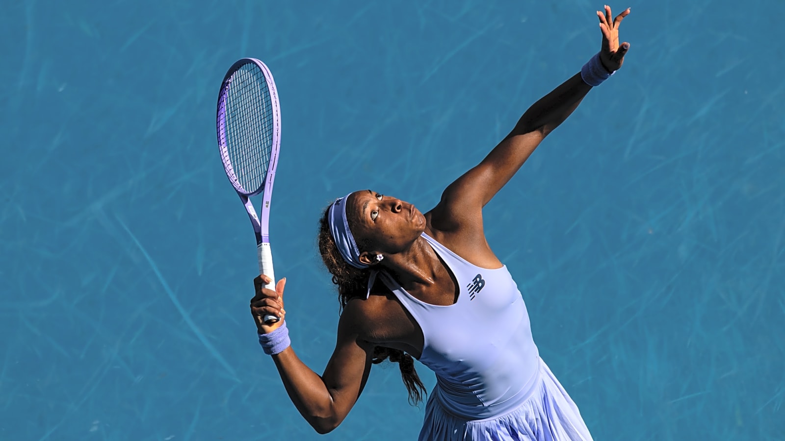 Coco Gauff destroyed her racket after losing at Australian Open