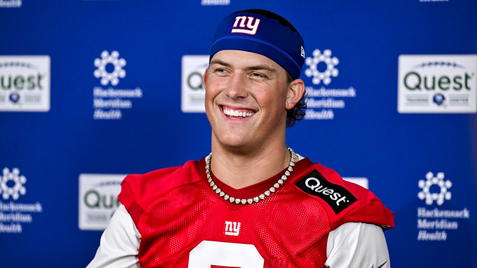 Giants rookie QB Jaxson Dart shares advice he got from Eli Manning