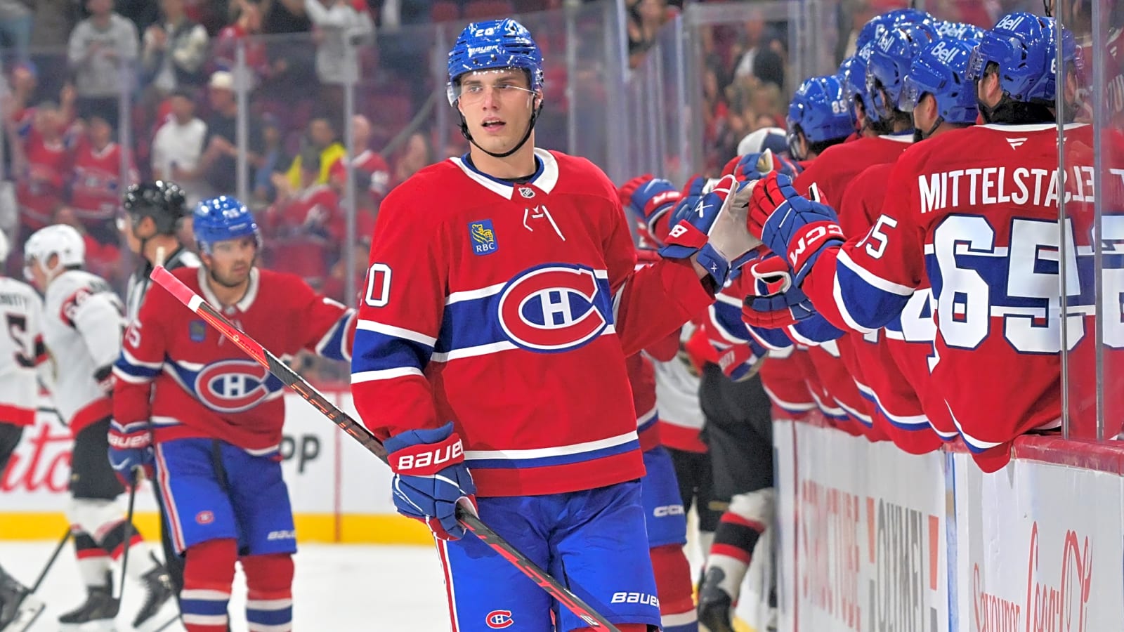 There’s no chemistry between Juraj Slafkovsky and Alex Newhook