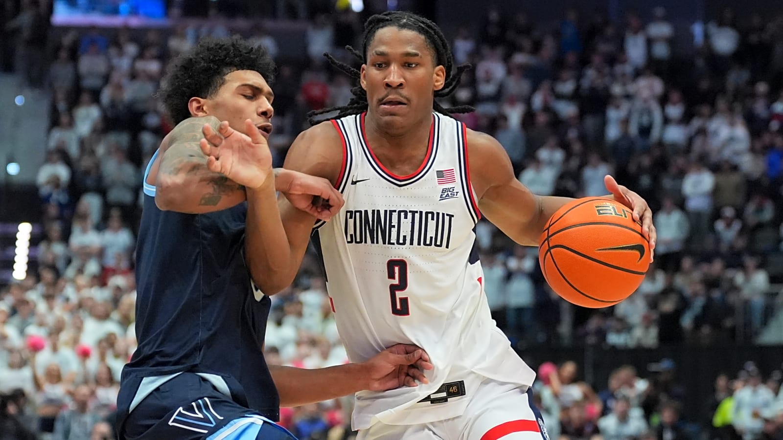 No. 2 UConn survives upset bid from Villanova in overtime